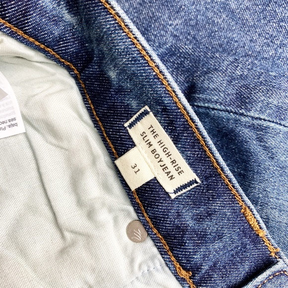 NEW Madewell High-Rise Slim Boyjean: Eco Edition - Picture 11 of 12